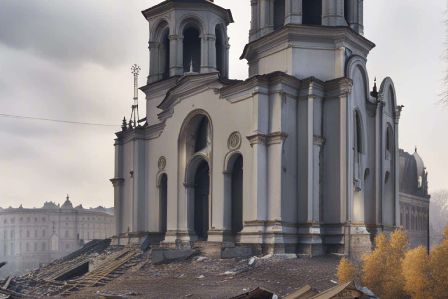 l039unesco condamne la destruction d039une cathedrale en ukraine